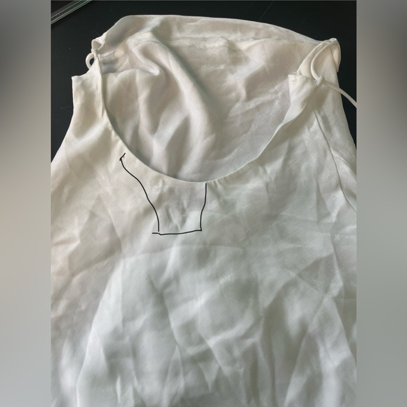 Resa river satin maxi dress in white size S. NWOT - Picture 11 of 11